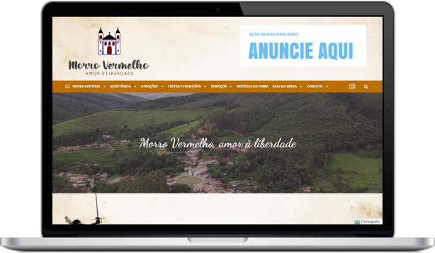 Criação de site institucional para o destino Morro Vermelho MG